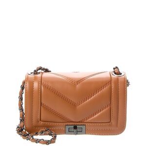 Persaman New York Ariana16 Quilted Leather Crossbody, Brown